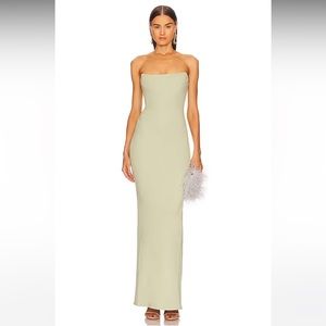 NWOT Michael Costello x Revolve Briggs Gown in Sage